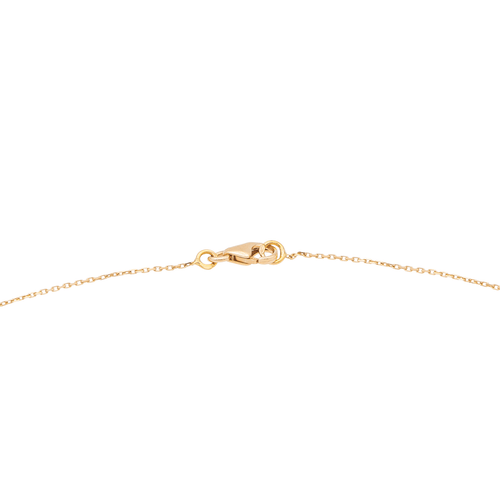 Collier Collier en or rose 18 carats avec diamant taille brillant 0,05 ct 58 Facettes 579147RV