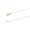 Collier Collier en or rose 18 carats avec diamant taille brillant 0,05 ct 58 Facettes 579147RV