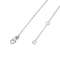 Collier Collier graphique rectangle en or blanc et or rose avec diamants 58 Facettes 579199RV