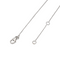 Collier Collier graphique en or blanc et rose 18 carats avec diamants 58 Facettes 579200RV