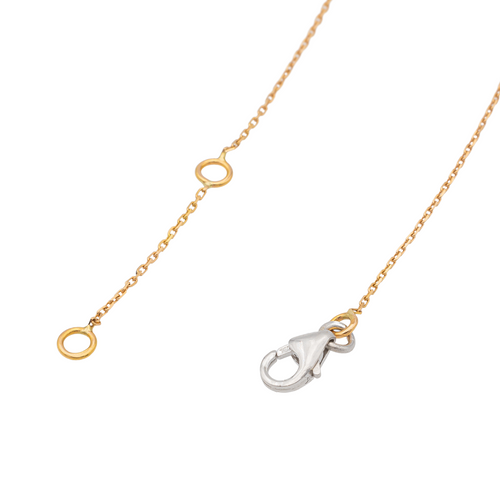 Bracelet Bracelet graphique en or rose et or blanc 18 carats serti de diamants 58 Facettes 579213RV