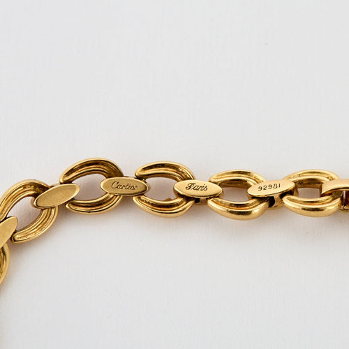 CARTIER - Sautoir Or Jaune, Citrine, Saphir Jaune, Diamants 58 Facettes