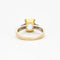 Bague 52 Bague en or jaune et gris sertie d'une aigue-marine et de diamants 58 Facettes LF9