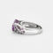 Bague 55 Mauboussin - Ma princesse d'amour - or gris et améthystes 58 Facettes DV0599-2