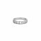 Bague 52.5 Bague alliance demi-tour en or blanc 18k et diamants 58 Facettes BO/240003/
