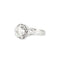 Bague 58 Bague solitaire en or blanc 18 carats et diamant 1,50 ct 58 Facettes BO/230059/