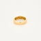 Bague 49 Bague bandeau cœurs en or jaune 18 carats sertie de diamants 58 Facettes 1