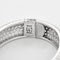 CARTIER - Exceptionnel bracelet jonc en platine et diamants 58 Facettes