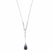 Collier Collier en or gris diamants et saphirs 58 Facettes DV0560-2