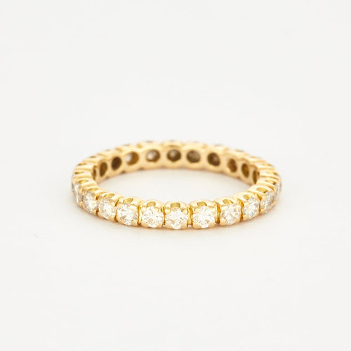 Bague 52 Alliance en or jaune et diamants 58 Facettes DV0613-1