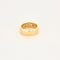 Bague 48 Bague bandeau en or jaune 18 carats et diamants taille princesse 58 Facettes