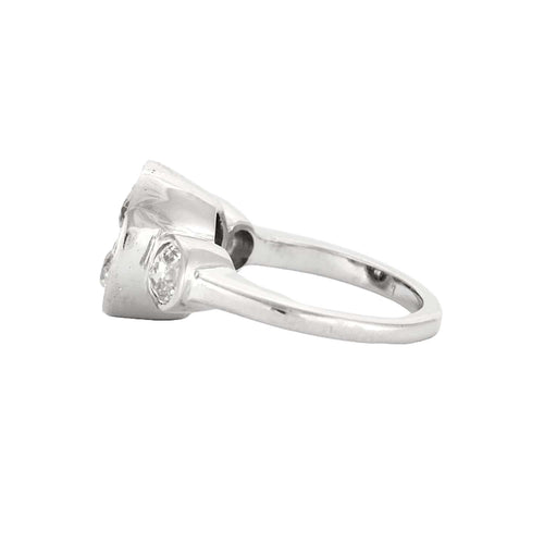 Bague 50 Bague ancienne à motif circulaire en or jaune 18k et diamants 58 Facettes BO/240001/