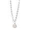 Collier O.J. Perrin - Collier pendentif cœur articulé en or blanc 18 carats 58 Facettes BO/230110