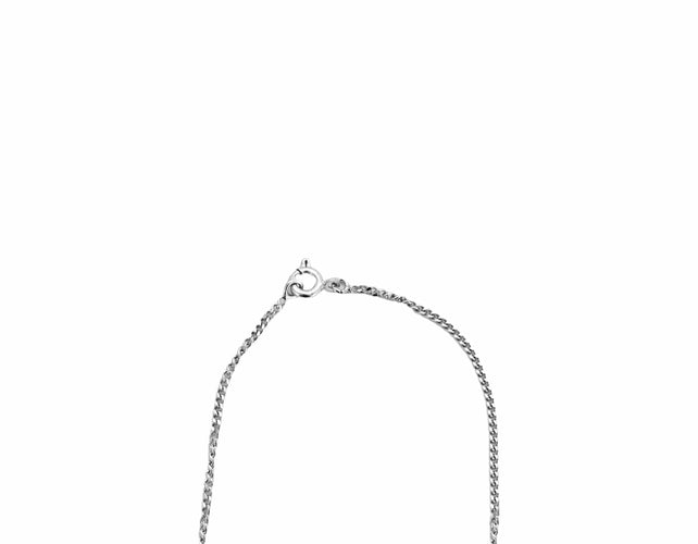 Collier Collier pendentif en or blanc 18k et diamant 0,50 ct 58 Facettes BO/24009