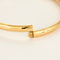 Bracelet Bracelet jonc en or jaune 18 carats 58 Facettes