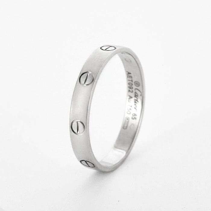 Bague 65 Cartier Love - alliance en or gris. 58 Facettes DV5903-1