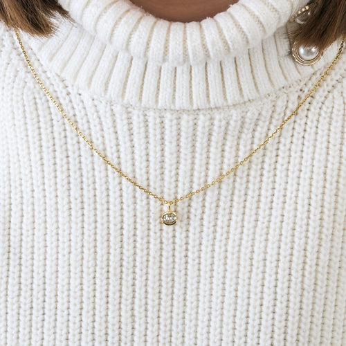 Pendentif Pendentif solitaire en or jaune 18 carats et diamant 0,75 ct 58 Facettes BO/240016 NSS