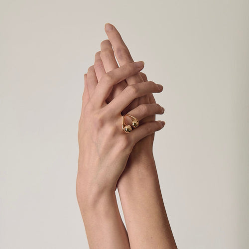 Bague 49 Cartier Dinh Van - Rare Bague en Or jaune 18k 58 Facettes 58FC23