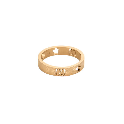 Bague 50 Gucci - Bague Icon en or rose 18 carats 58 Facettes BO/250014//