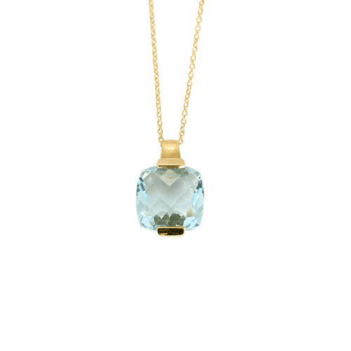 Collier Collier en or jaune et topaze 58 Facettes DV31672-12