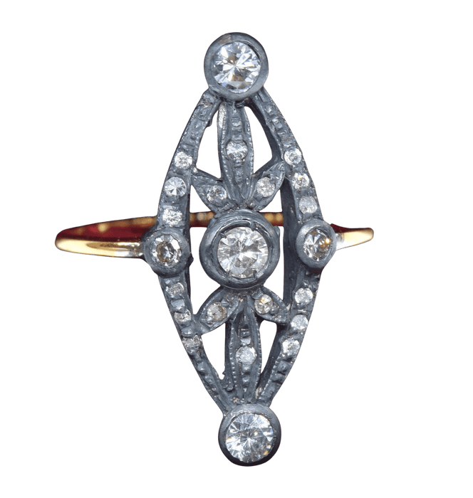 54 Bague victorienne en or et diamant 58 Facettes