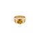 Bague 46 Bague citrine sertie griffes en or jaune et diamants 58 Facettes BO/240017/