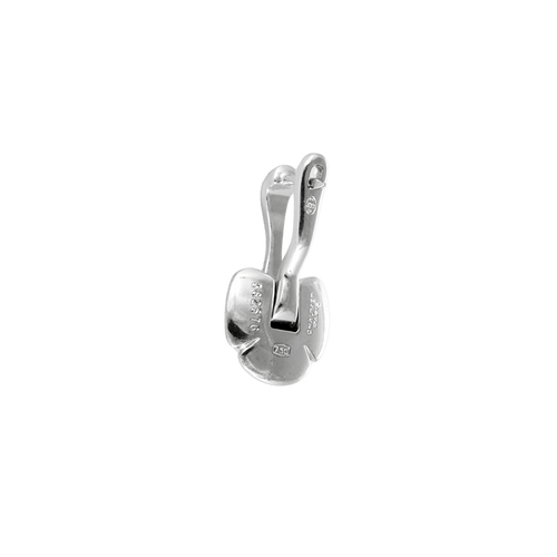 Boucles d'oreilles Boucheron - Boucles d'oreilles motif floral en or blanc et diamants 58 Facettes BO/240029