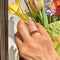 Bague 55 Bague "REGARD" multi-pierres précieuses en or jaune 14 carats 58 Facettes 60863359E7114DACAD1BC5FD1A805554