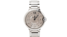 Montre CARTIER - Montre ballon bleu acier et diamants 58 Facettes 32736