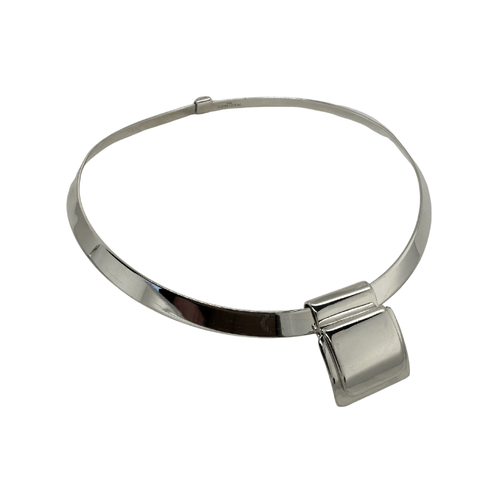 Collier Hermès - Collier Pliage en argent 58 Facettes 50227