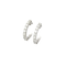 Boucles d'oreilles Boucles d'oreilles en or blanc et diamants 58 Facettes 29569