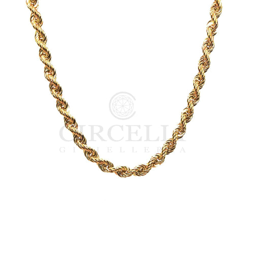 Náhrdelník Náhrdelník s laserovým lanem velký ze žlutého zlata 18k 58 Facettes 4721024