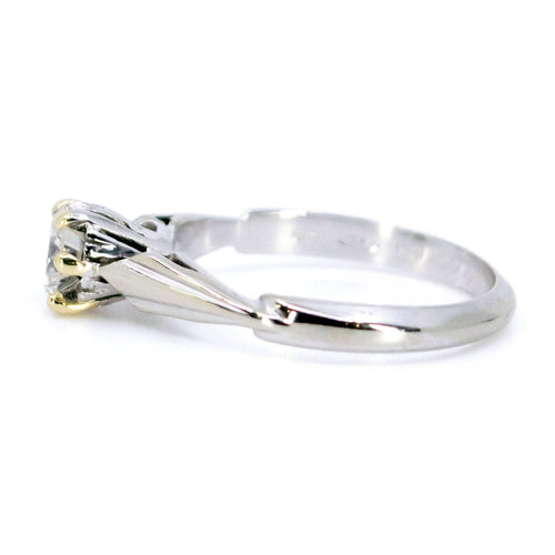 Bague 51 Bague en platine avec diamant taille brillant 0,45 ct 58 Facettes A9DFAC1A3D194C4C916D6E345A9F07E5