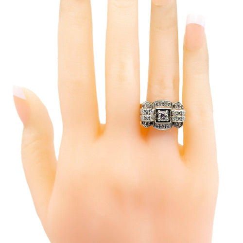 Bague 59 Bague en platine avec diamants taille brillant et taille unique 58 Facettes D7AC7C9E8C1D4282A68A7B967B814C58