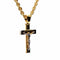 Two-tone Cross Pendant - 18k gold pendant 58 Facettes 4721012
