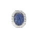 54.5 Bague tanzanite diamants 58 Facettes 32300355