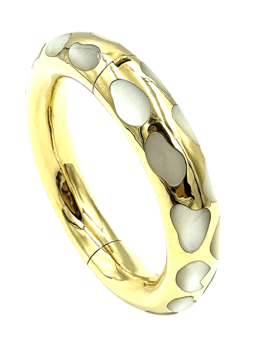 TIFFANY & Co. "Allure" collection, yellow gold and mother-of-pearl bracelet