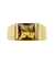 Bague 57 CARTIER - Collection Tank, bague or jaune et citrine 58 Facettes