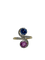 Bague Bague Toi & Moi saphirs rose et bleu 58 Facettes 3231141