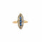 Bague 55 Bague Marquise Saphirs et Diamants 58 Facettes