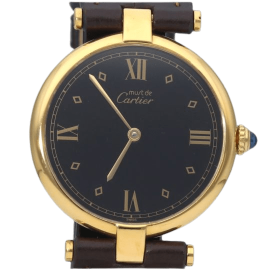 Montre Cartier Montre Must De Cartier Vermeil 58 Facettes MT39163