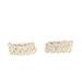 Boucles d'oreilles Boucles d'oreilles en or avec saphirs incolores 58 Facettes E361377
