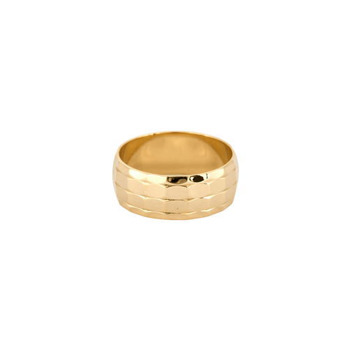 Bague 58 Bague "Facette" en or jaune 18 carats 58 Facettes BO/240061