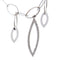 Collier Collier - Chaîne marquise en or blanc 18 ct et diamants 58 Facettes 8119