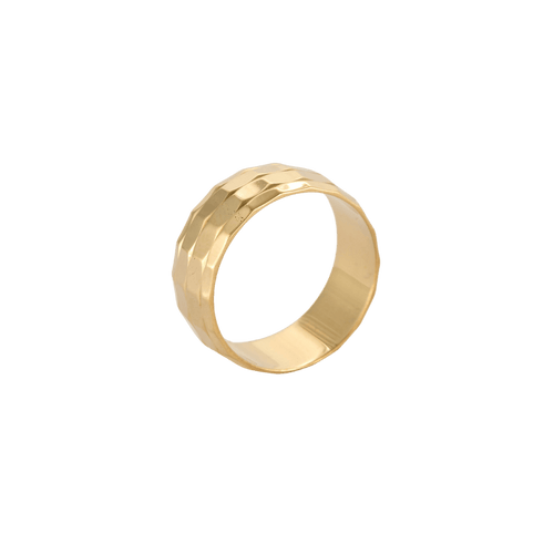 Bague 58 Bague "Facette" en or jaune 18 carats 58 Facettes BO/240061