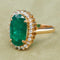 Bague Bague émeraude diamants 58 Facettes