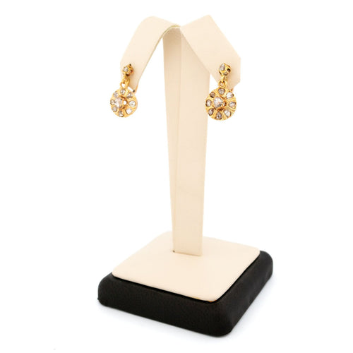 Boucles d'oreilles Boucles d'oreilles dormeuses en or 18 carats et diamants taille rose 58 Facettes 2E6DBF8EECAC4B5D8FFCB15528EF8977