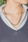 Collier Collier en or jaune et or blanc 18 carats 58 Facettes 876342CD