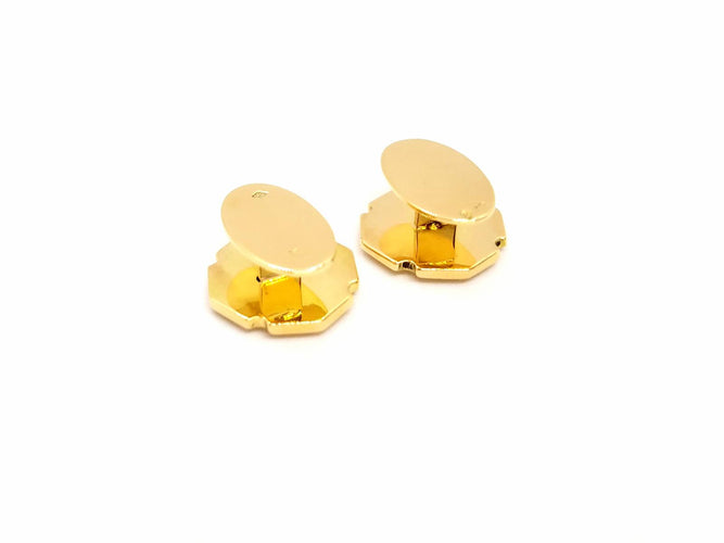 Boutons de manchette Boutons de manchette - Or jaune 18 carats et diamants 58 Facettes 878780CN