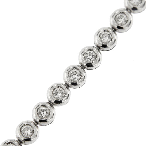 Bracelet Bracelet tennis - Bracelet en or blanc 18 ct et diamants 58 Facettes 8868